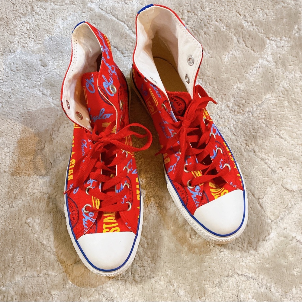 New Unworn Red Converse All Star Shoes No Box